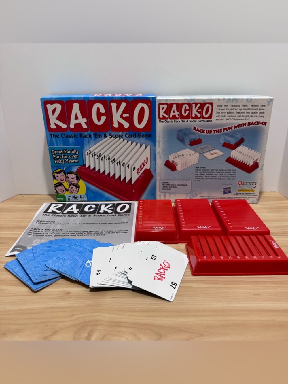 Rack-O Retro Game Games USA Classic Tabletop Game Family Game 2010 Complete Set